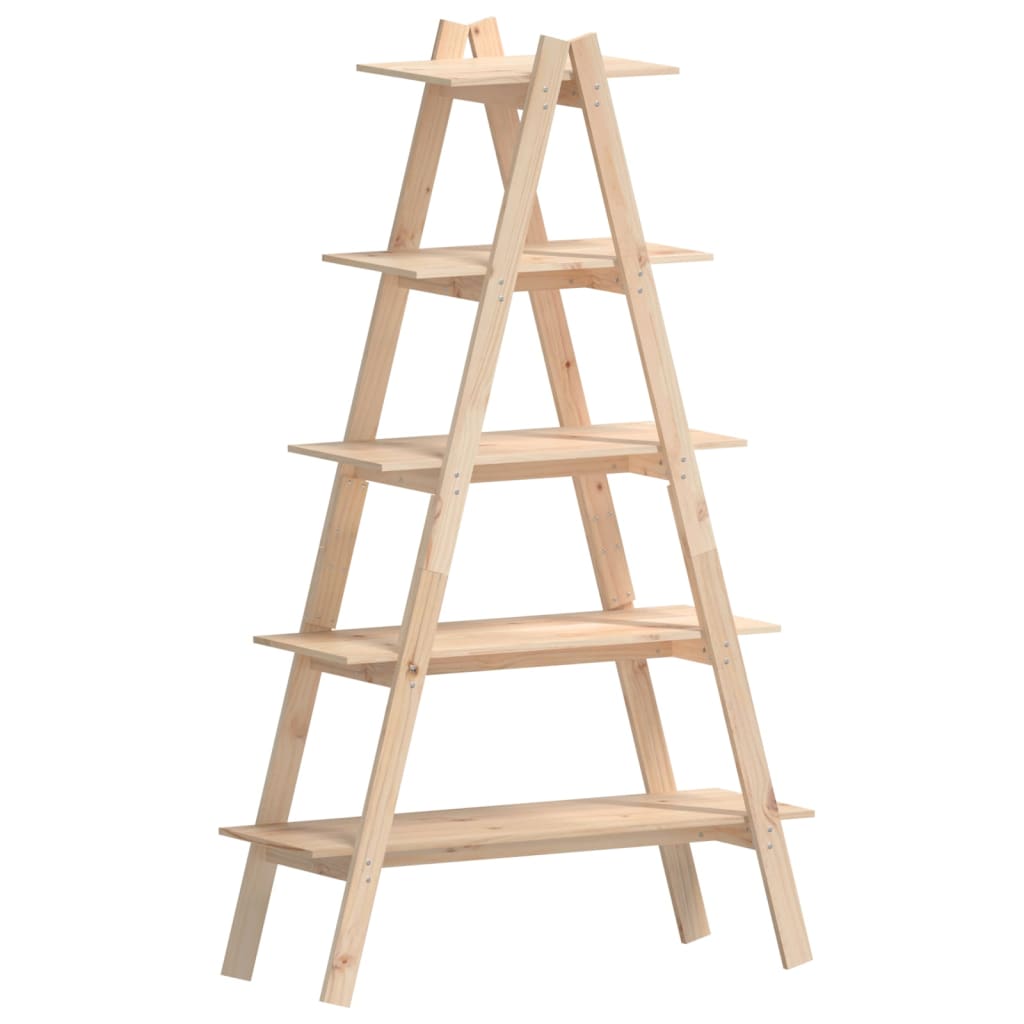 8720845433499_g_en_hd_3 vidaXL 5-Tier Shelf A-shape 110x40x180.5 cm Solid Wood Pine - Image 6