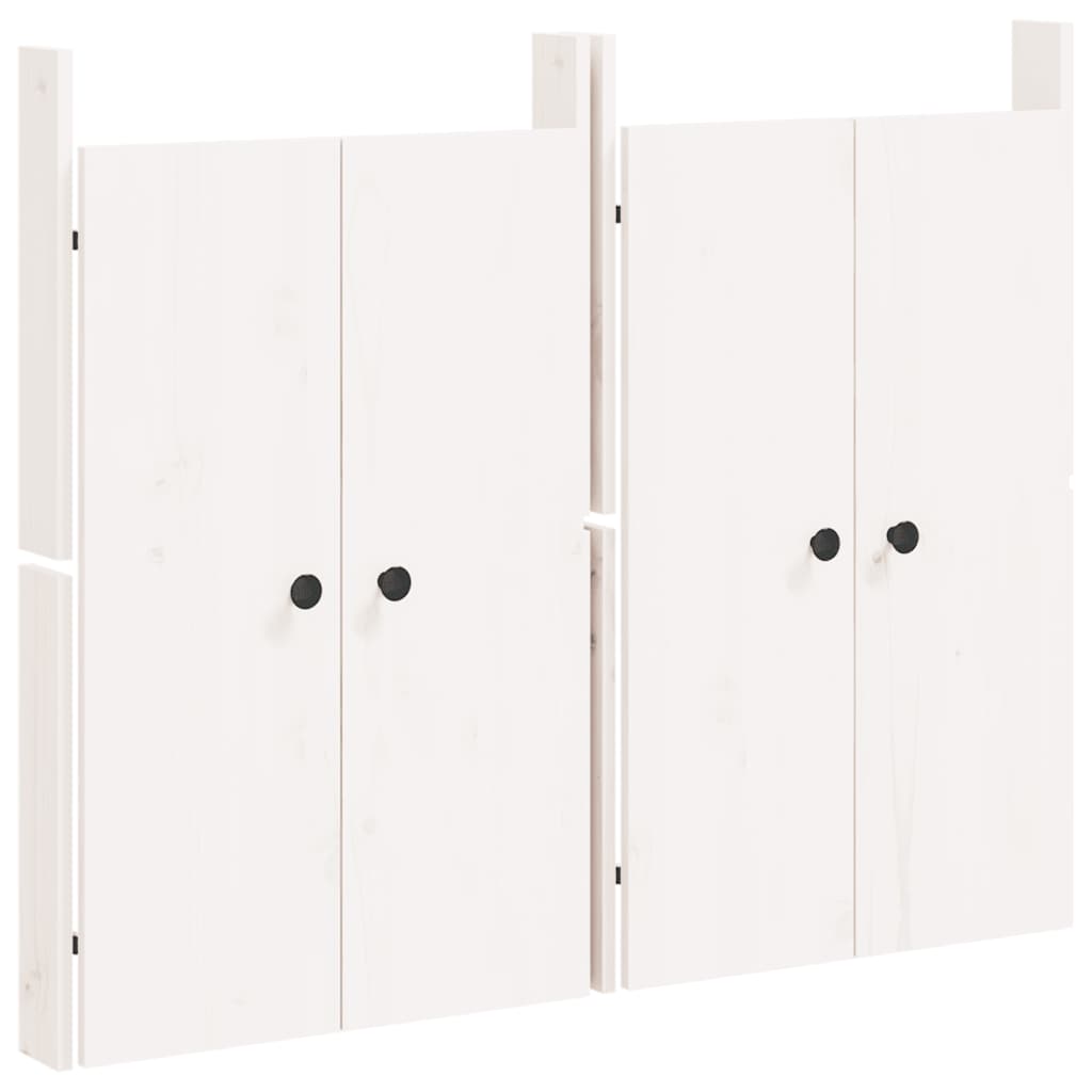 8720845433789_a_en_hd_1 vidaXL Outdoor Kitchen Doors 2 pcs White 50x9x82 cm Solid Wood Pine - Image 2