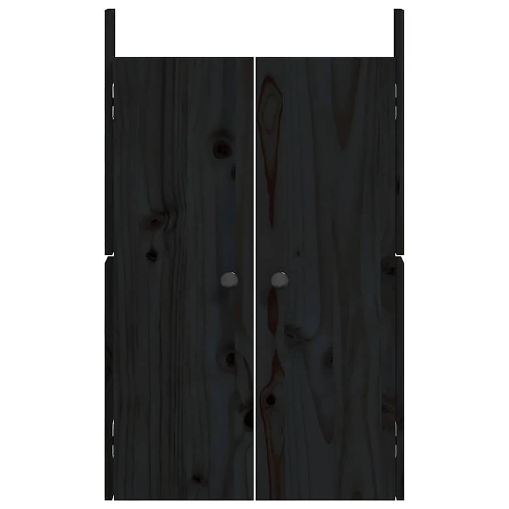 8720845433796_g_en_hd_2 vidaXL Outdoor Kitchen Doors Black 50x9x82 cm Solid Wood Pine - Image 4