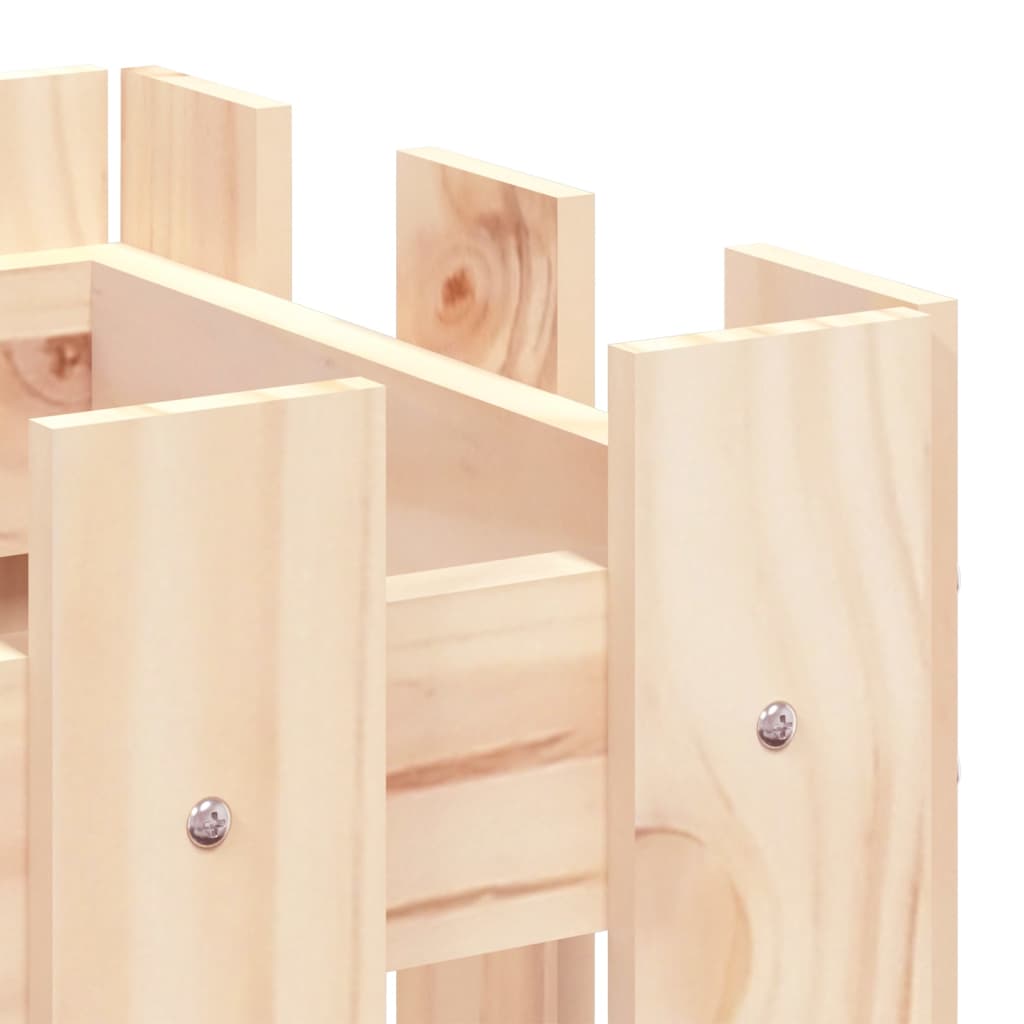 8720845434236_g_en_hd_5 vidaXL Garden Raised Bed with Fence Design 100x30x30 cm Solid Wood Pine - Image 7