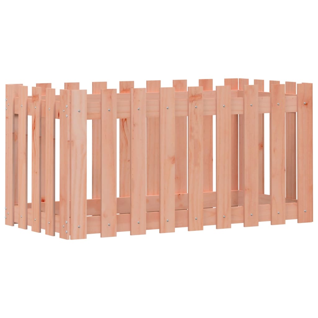 8720845434311_a_en_hd_1 vidaXL Garden Raised Bed with Fence Design 100x50x50 cm Solid Wood Douglas - Image 2
