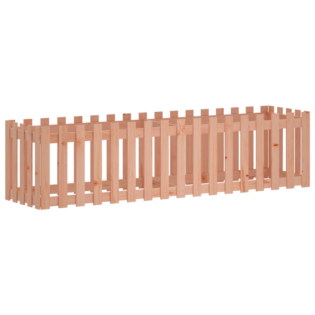 8720845434618_a_en_hd_1 vidaXL Garden Raised Bed with Fence Design 200x50x50 cm Solid Wood Douglas - Image 2