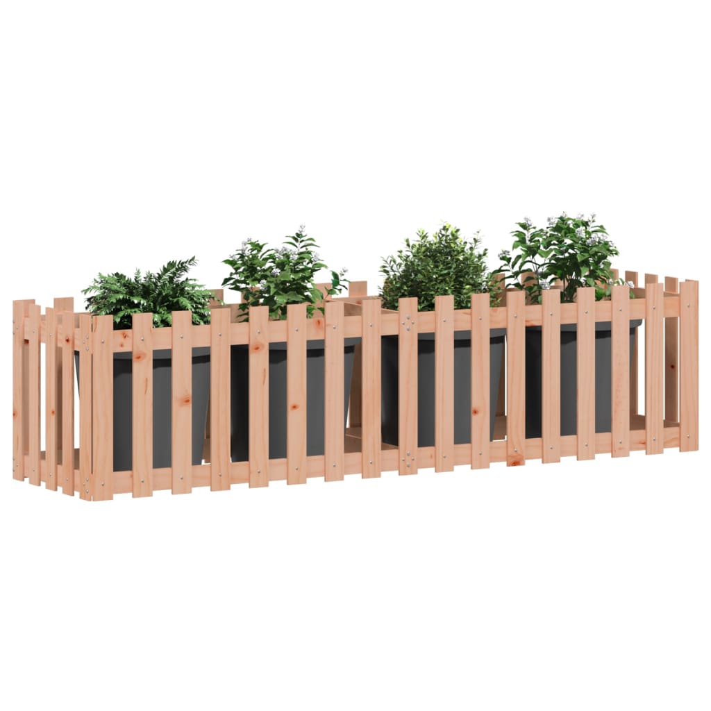 8720845434618_g_en_hd_1 vidaXL Garden Raised Bed with Fence Design 200x50x50 cm Solid Wood Douglas - Image 3