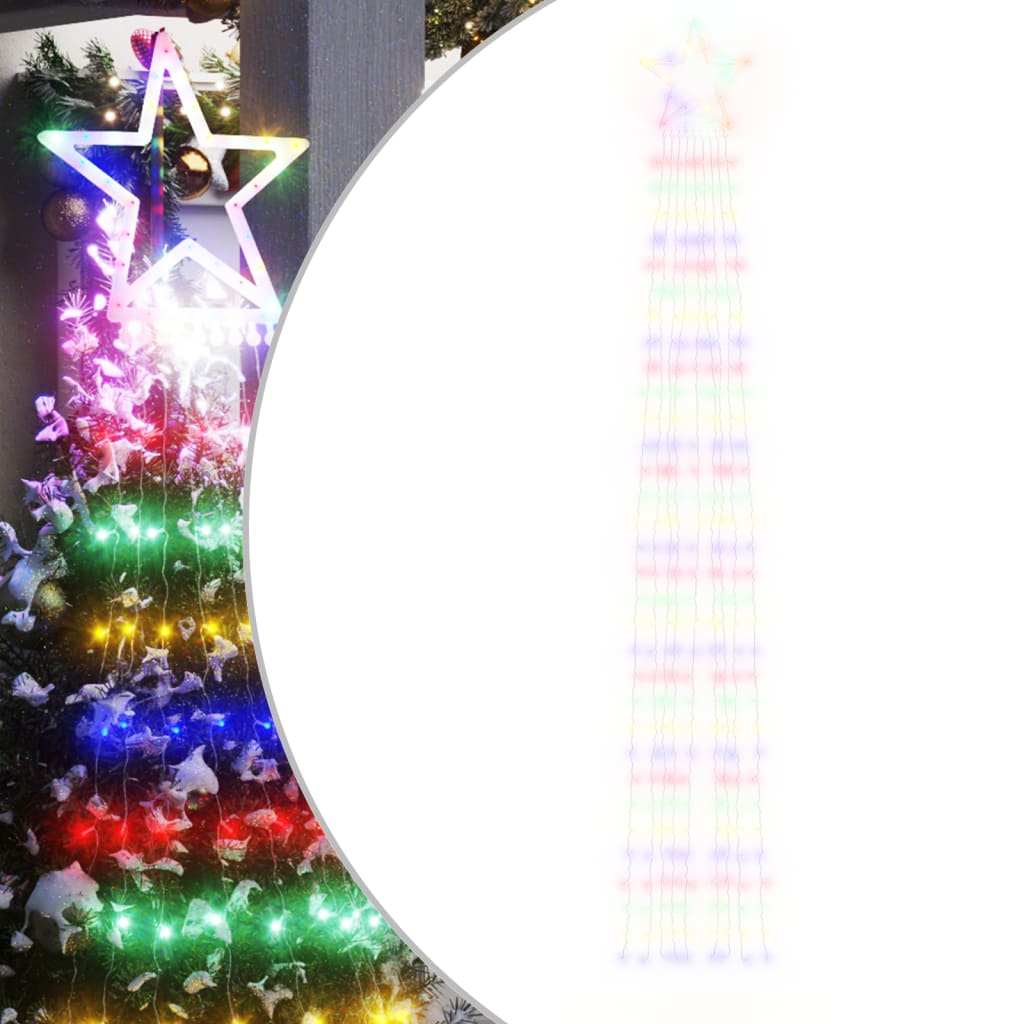 8720845434960_a_en_hd_1 vidaXL Christmas Tree Light 320 LEDs Colourful 375 cm - Image 2