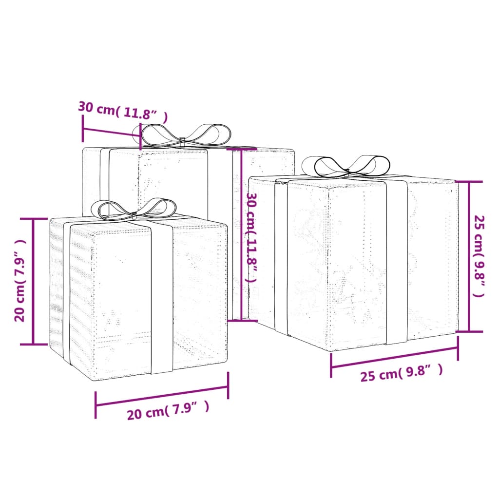 8720845435370_g_en_hd_11 vidaXL Lighted Christmas Boxes 3 pcs 64 LEDs Warm White - Image 13