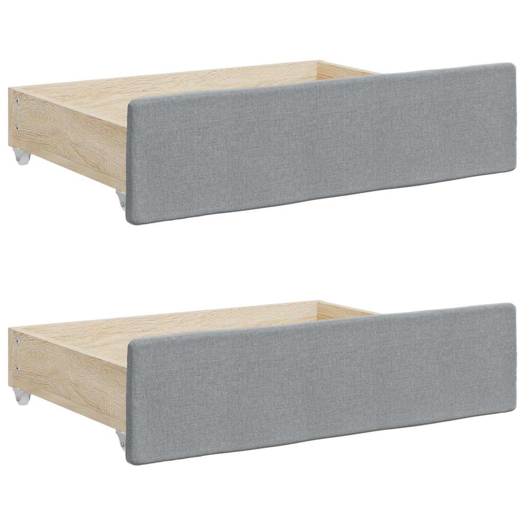 8720845438401_a_en_hd_1 vidaXL Bed Drawers 2 pcs Light Grey Engineered Wood and Fabric - Image 2