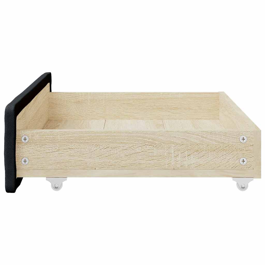 8720845438524_g_en_hd_3 vidaXL Bed Drawers 2 pcs Black Engineered Wood and Faux Leather - Image 5