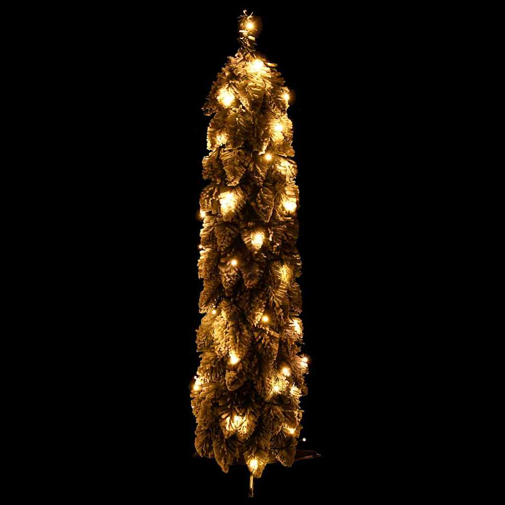 8720845443108_g_en_hd_1 vidaXL Artificial Pre-lit Christmas Tree with 30 LEDs and Flocked Snow 60 cm - Image 2