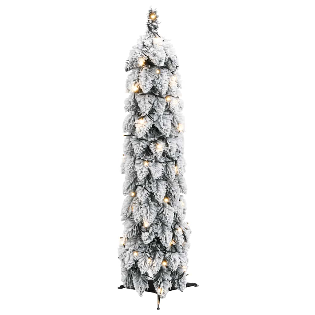 8720845443108_g_en_hd_2 vidaXL Artificial Pre-lit Christmas Tree with 30 LEDs and Flocked Snow 60 cm - Image 3