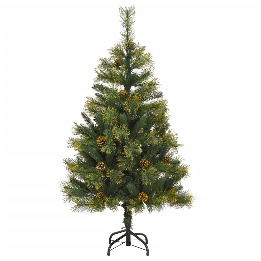 8720845443160_g_en_hd_1 vidaXL Artificial Hinged Christmas Tree with Cones 120 cm - Image 2