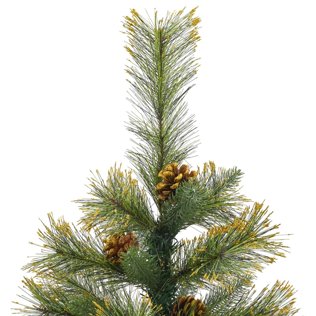 8720845443160_g_en_hd_3 vidaXL Artificial Hinged Christmas Tree with Cones 120 cm - Image 4