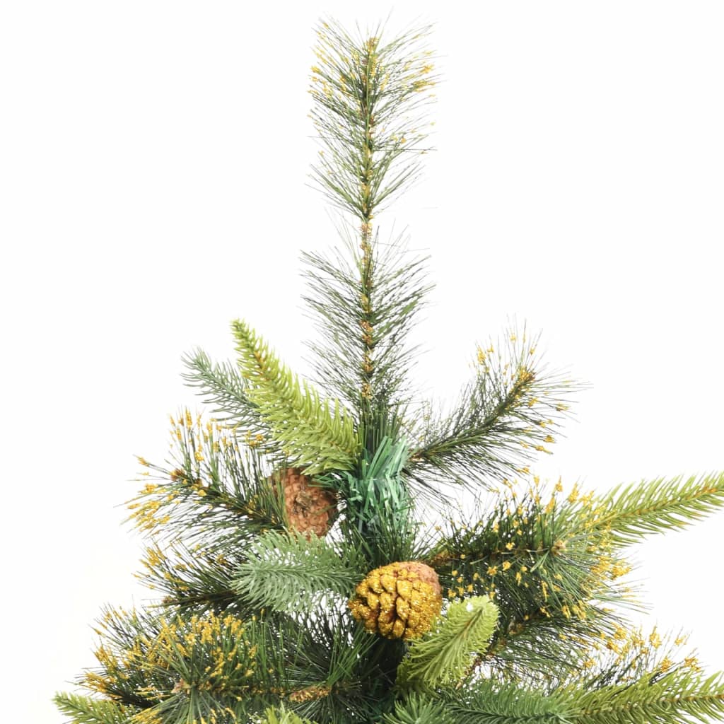 8720845443184_g_en_hd_3 vidaXL Artificial Hinged Christmas Tree with Cones 180 cm - Image 4