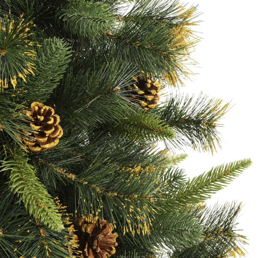 8720845443184_g_en_hd_4 vidaXL Artificial Hinged Christmas Tree with Cones 180 cm - Image 5