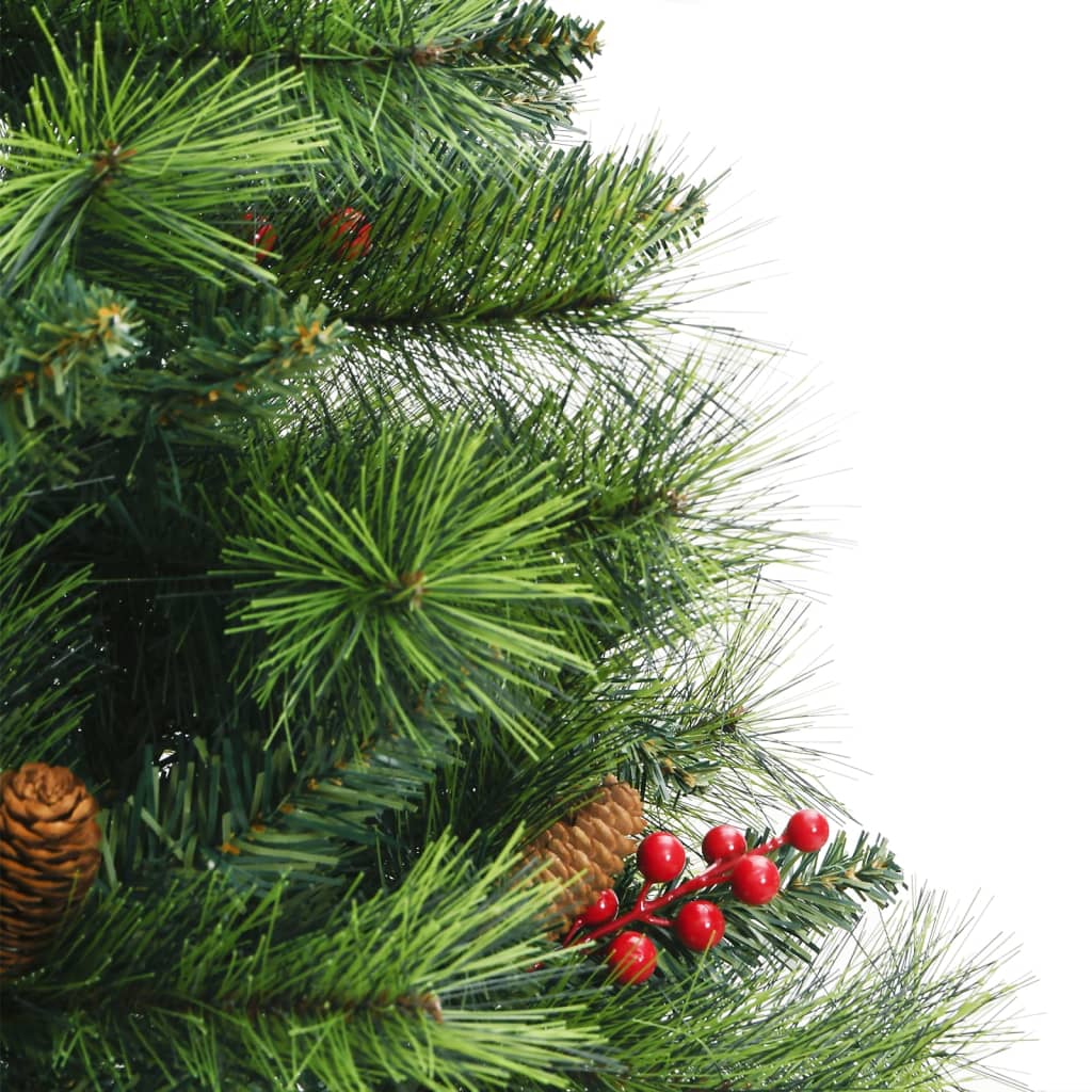 8720845443214_g_en_hd_4 vidaXL Artificial Hinged Christmas Tree with Cones and Berries 120 cm - Image 5