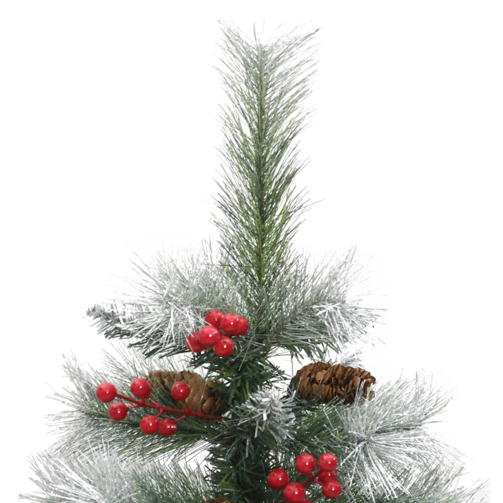 8720845443269_g_en_hd_3 vidaXL Artificial Hinged Christmas Tree with Cones and Berries 120 cm - Image 4