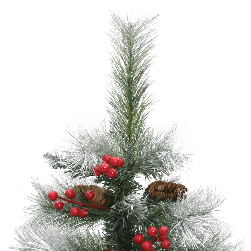 8720845443276_g_en_hd_3 vidaXL Artificial Hinged Christmas Tree with Cones and Berries 150 cm - Image 4