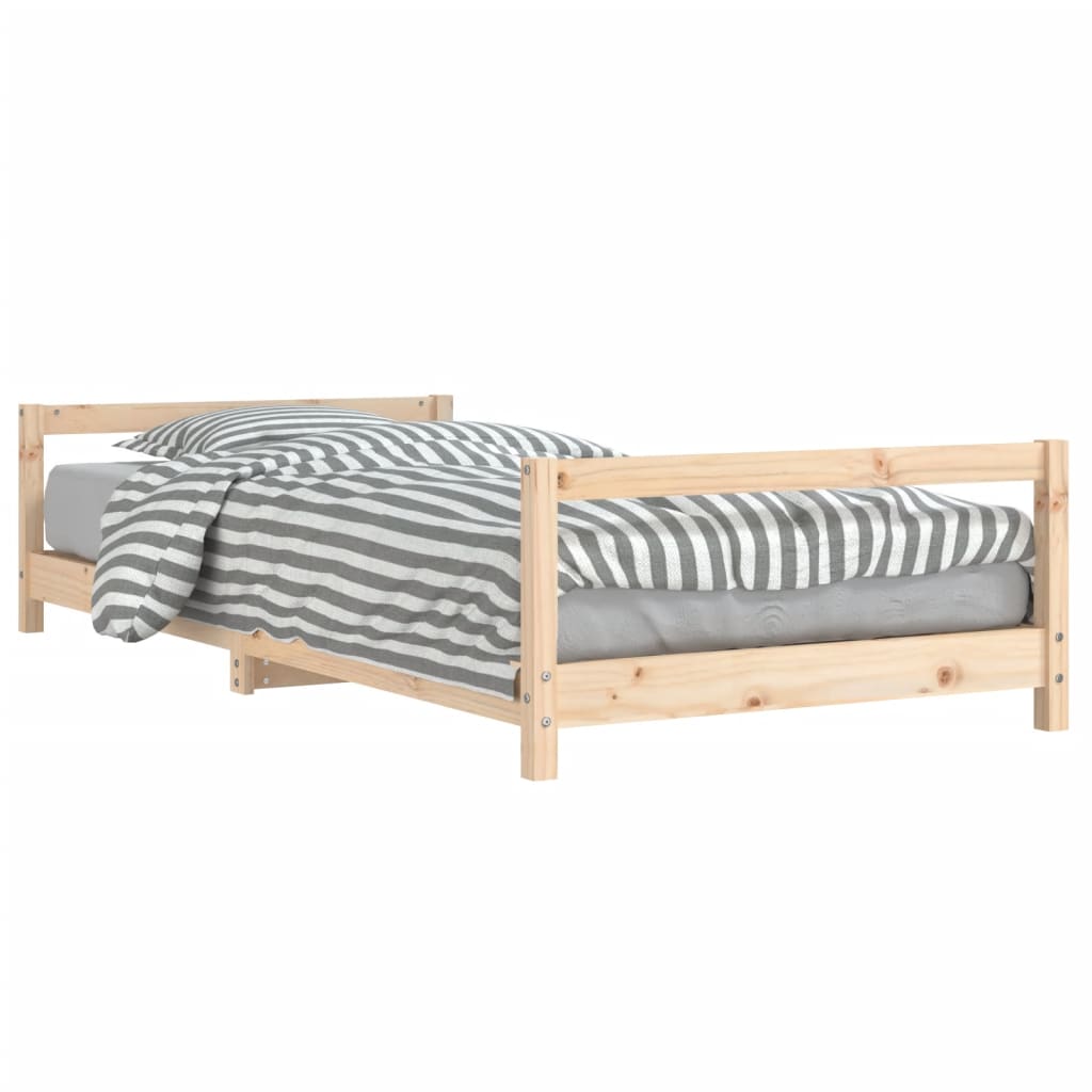 8720845444235_a_en_hd_1 vidaXL Kids Bed Frame 90x190 cm Solid Wood Pine - Image 2