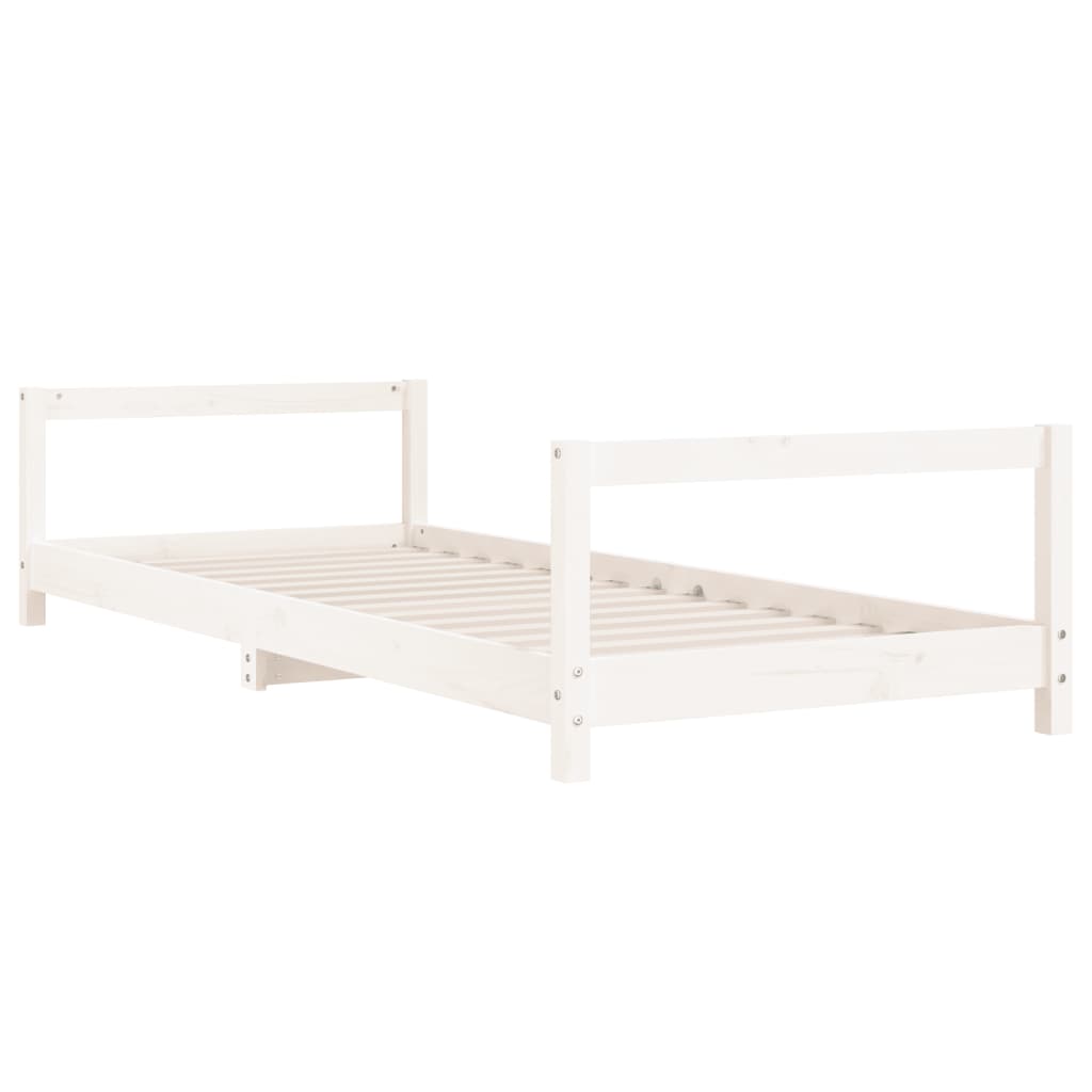 8720845444242_g_en_hd_1 vidaXL Kids Bed Frame White 90x190 cm Solid Wood Pine - Image 3