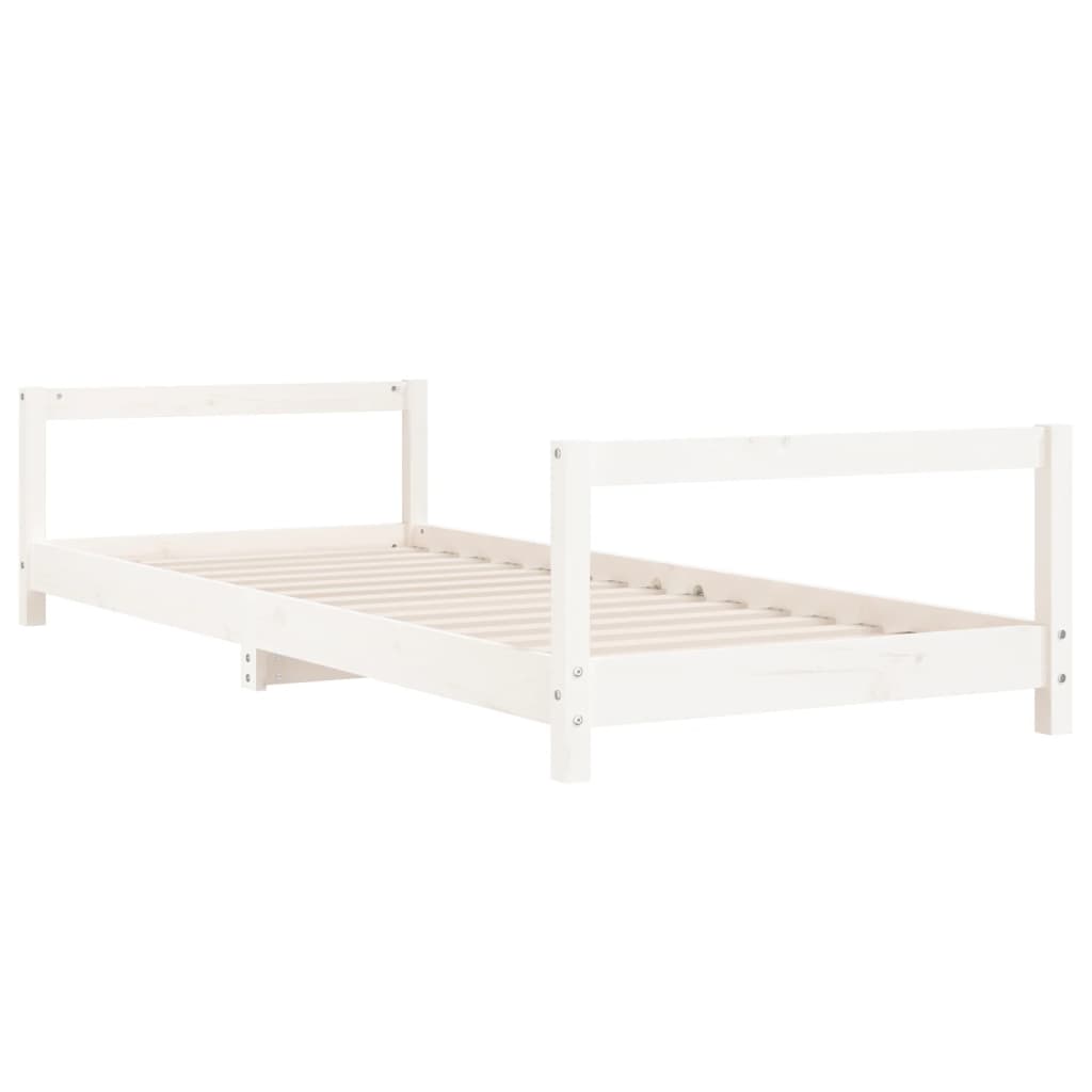 8720845444242_g_en_hd_4 vidaXL Kids Bed Frame White 90x190 cm Solid Wood Pine - Image 6