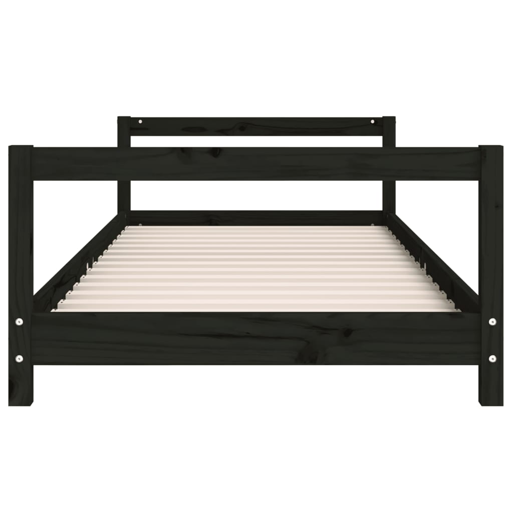 8720845444259_g_en_hd_2 vidaXL Kids Bed Frame Black 90x190 cm Solid Wood Pine - Image 4