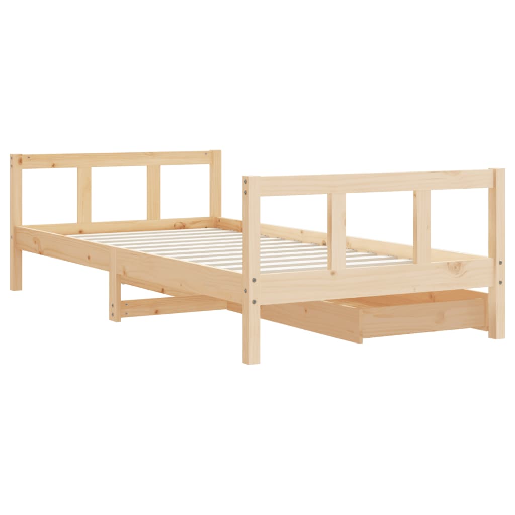 8720845444389_g_en_hd_5 vidaXL Kids Bed Frame with Drawers 90x190 cm Solid Wood Pine - Image 7