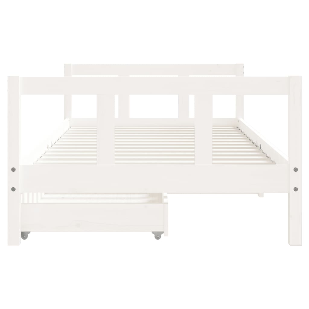 8720845444396_g_en_hd_3 vidaXL Kids Bed Frame with Drawers White 90x190 cm Solid Wood Pine - Image 5