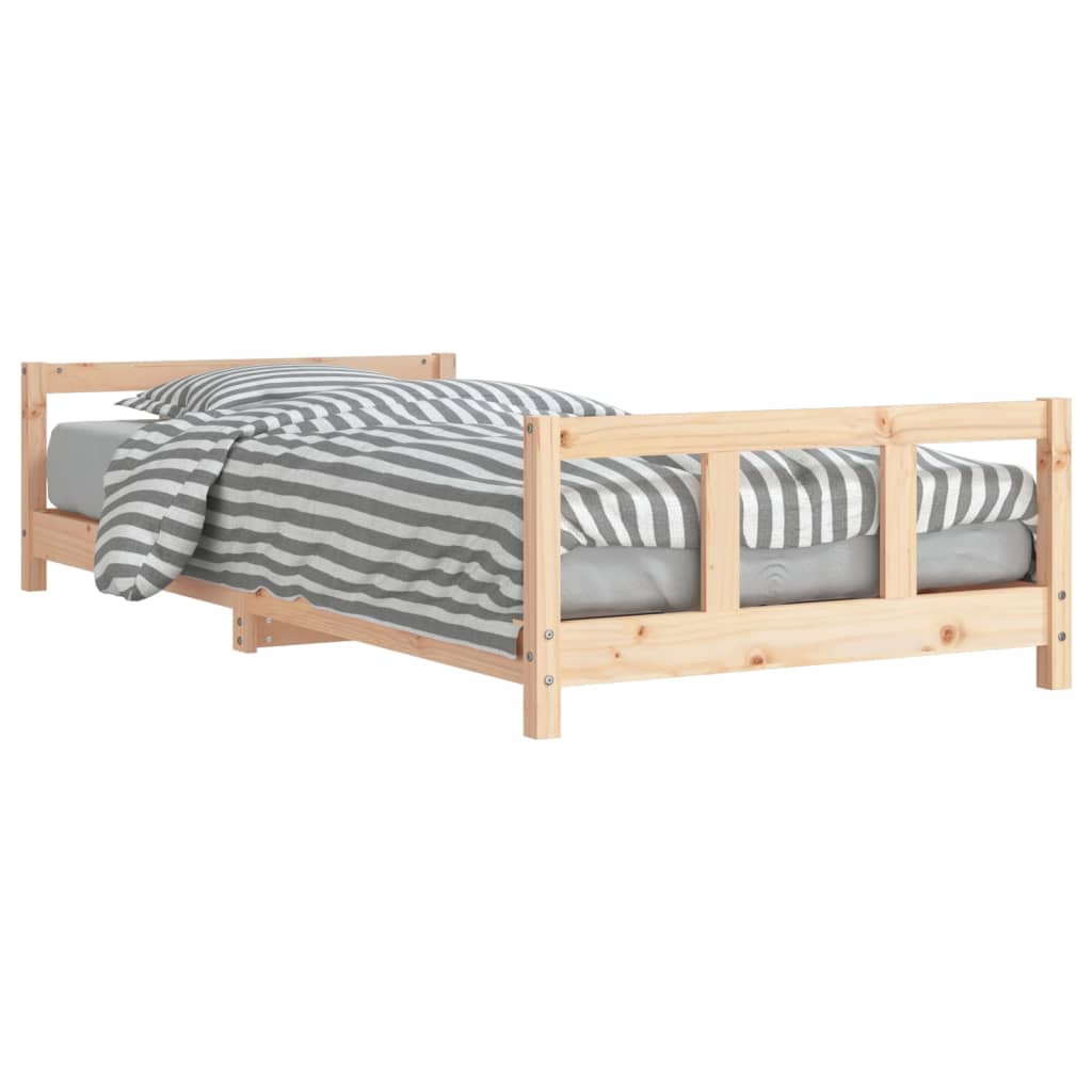 8720845444532_a_en_hd_1 vidaXL Kids Bed Frame 90x190 cm Solid Wood Pine - Image 2