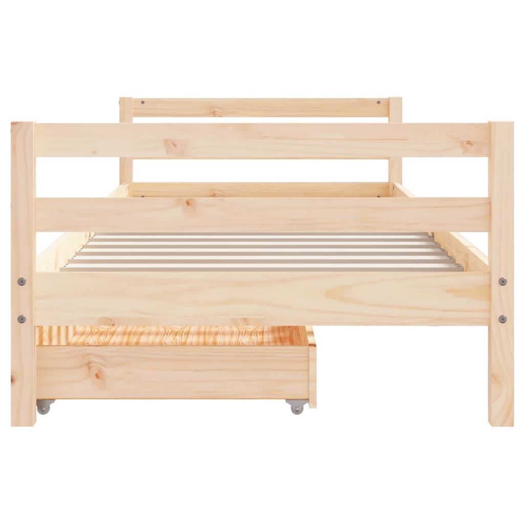 8720845444686_g_en_hd_3 vidaXL Kids Bed Frame with Drawers 90x190 cm Solid Wood Pine - Image 5