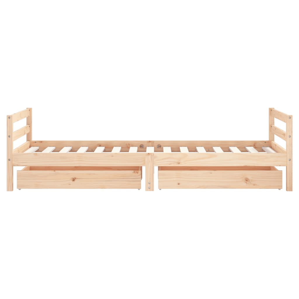 8720845444686_g_en_hd_4 vidaXL Kids Bed Frame with Drawers 90x190 cm Solid Wood Pine - Image 6