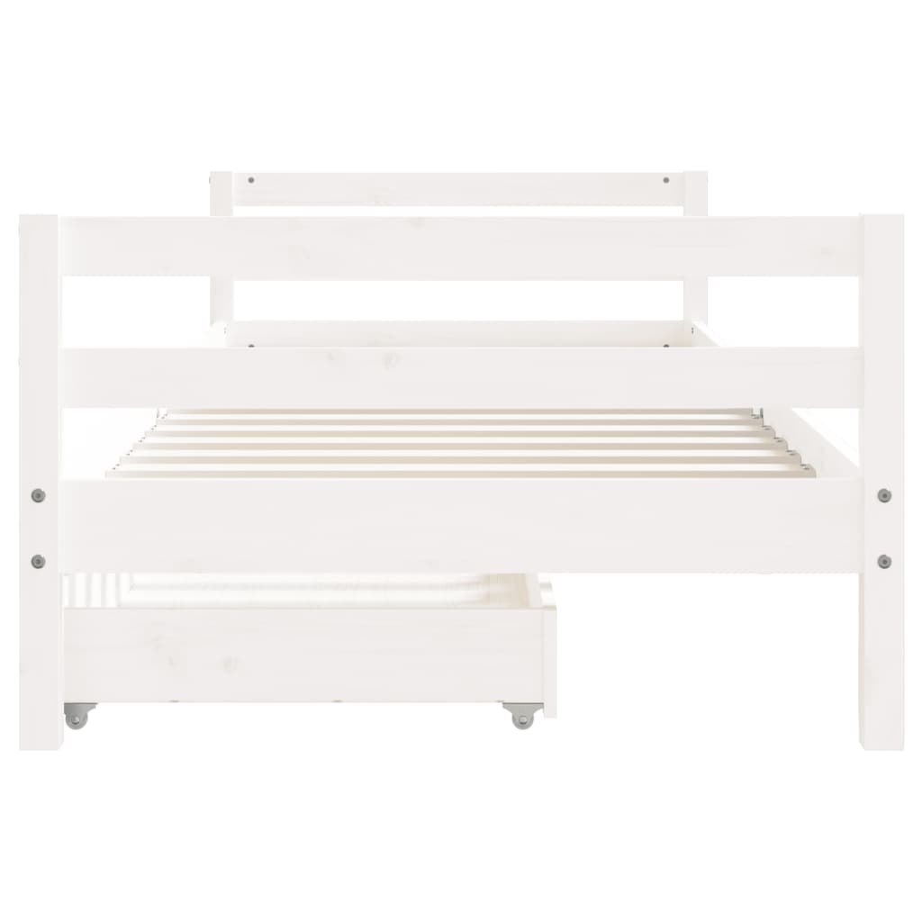 8720845444693_g_en_hd_3 vidaXL Kids Bed Frame with Drawers White 90x190 cm Solid Wood Pine - Image 5