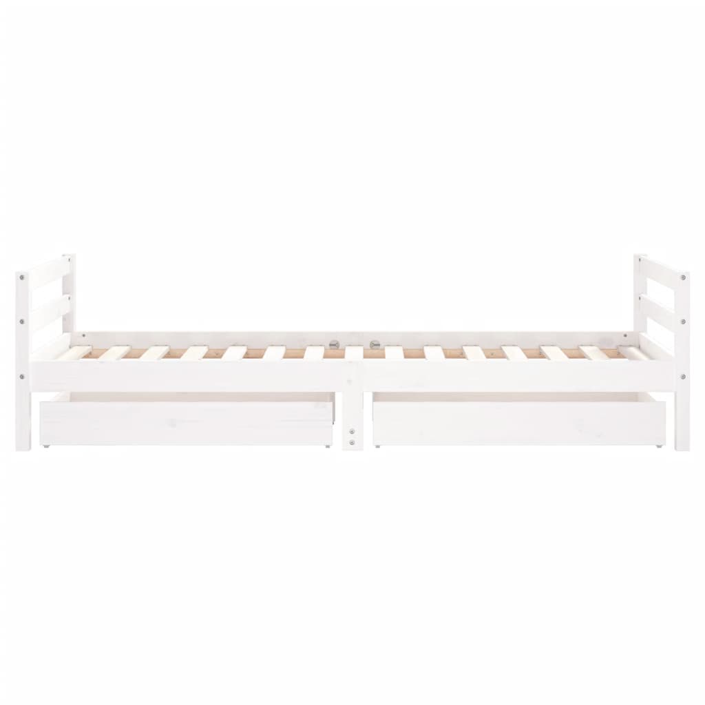8720845444693_g_en_hd_4 vidaXL Kids Bed Frame with Drawers White 90x190 cm Solid Wood Pine - Image 6