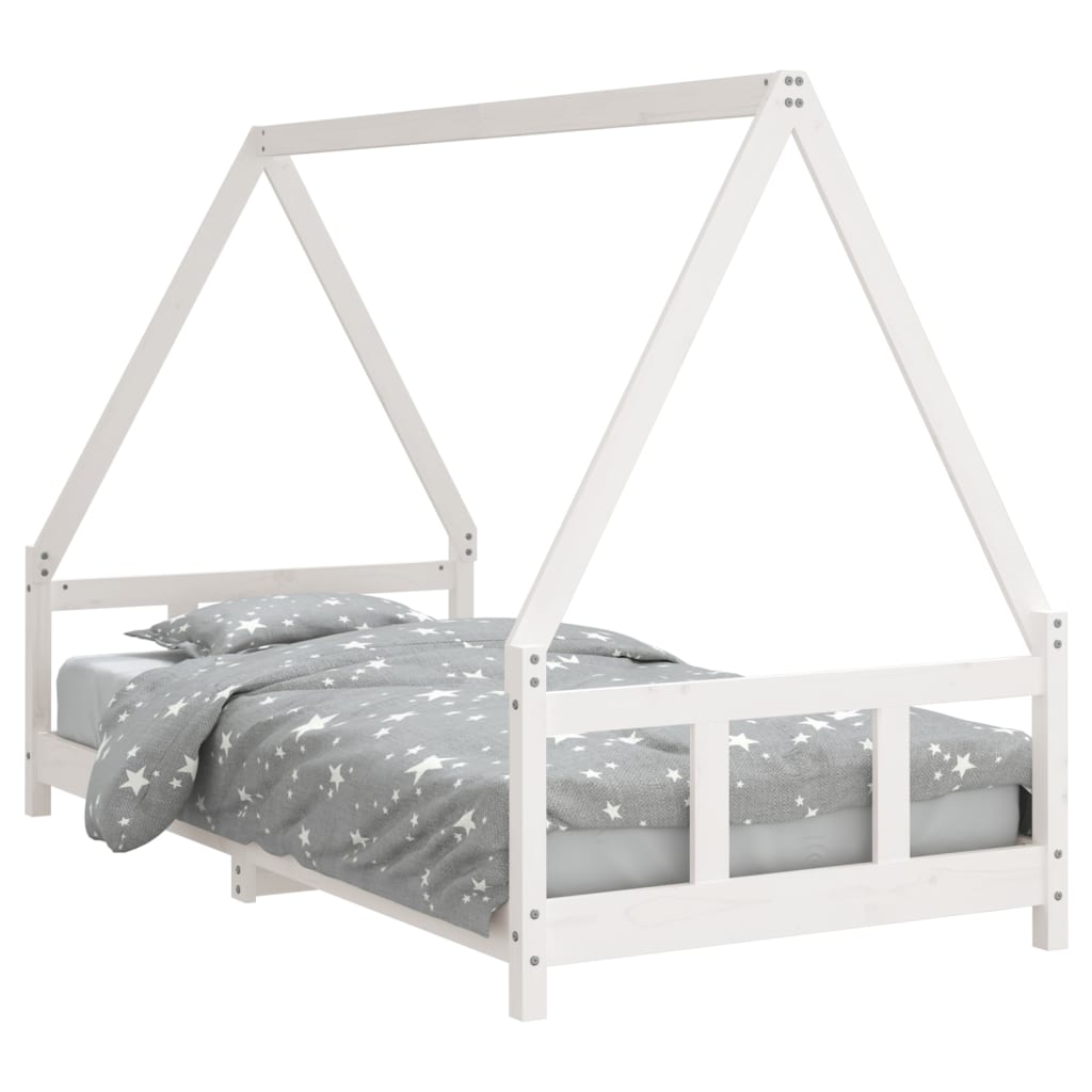 8720845444846_a_en_hd_1 vidaXL Kids Bed Frame White 90x190 cm Solid Wood Pine - Image 2