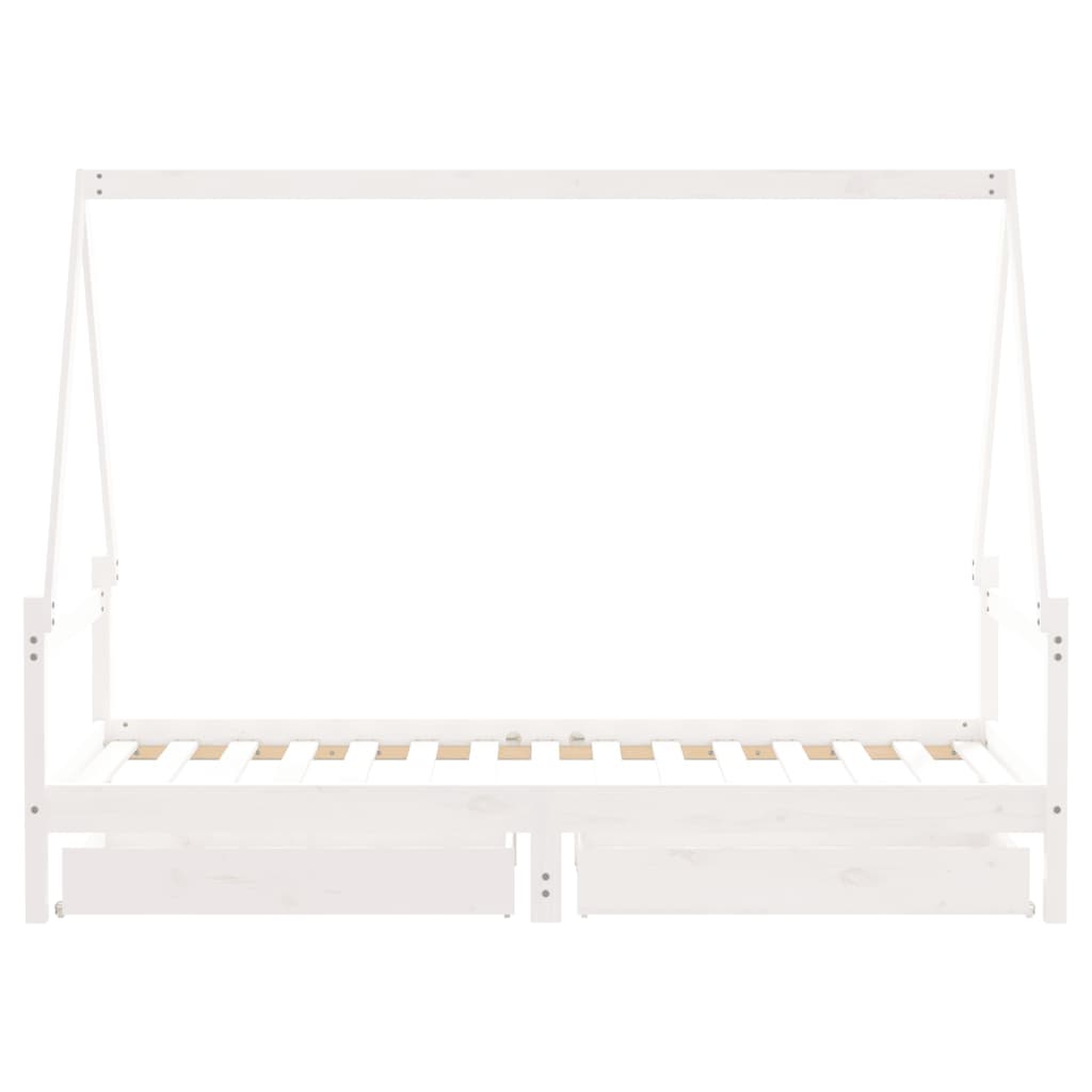 8720845444990_g_en_hd_4 vidaXL Kids Bed Frame with Drawers White 90x190 cm Solid Wood Pine - Image 6
