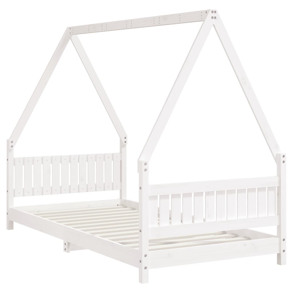 8720845445294_g_en_hd_4 vidaXL Kids Bed Frame White 90x190 cm Solid Wood Pine - Image 6