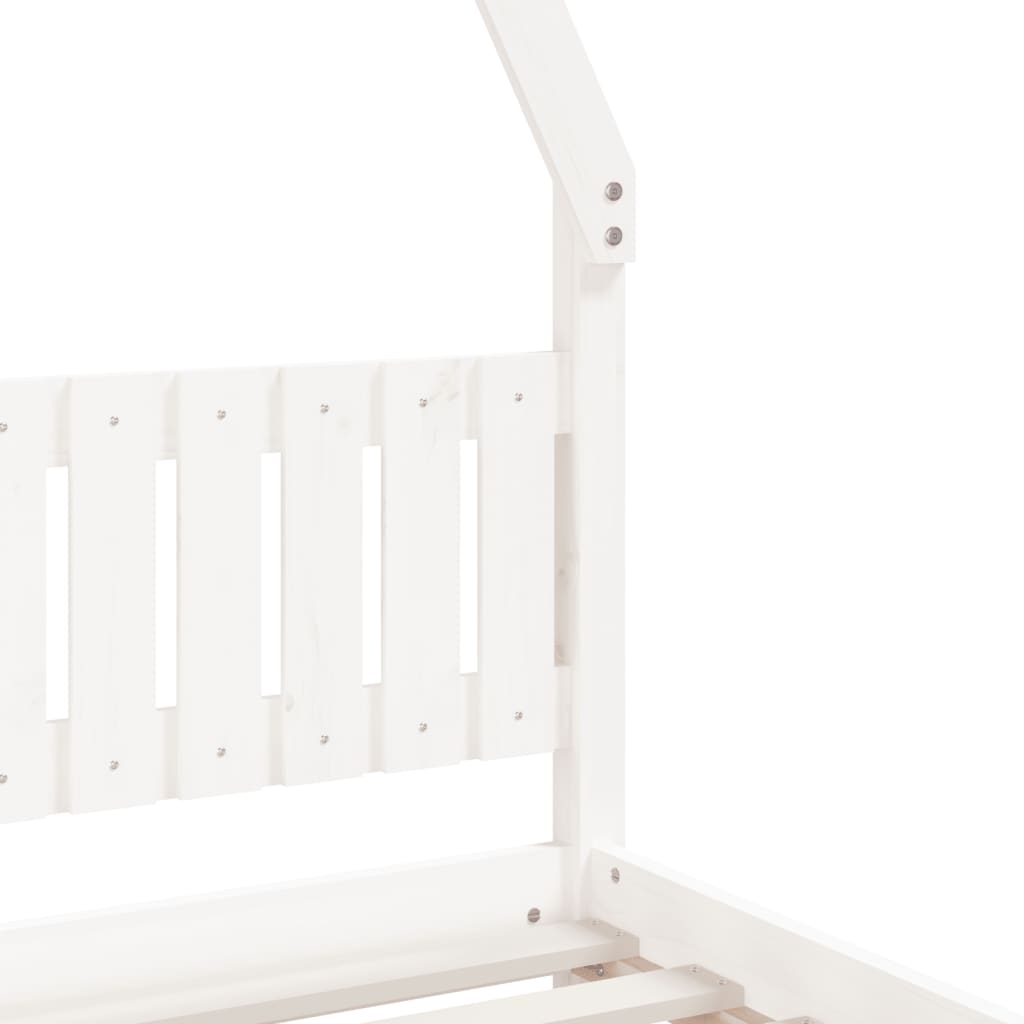 8720845445294_g_en_hd_5 vidaXL Kids Bed Frame White 90x190 cm Solid Wood Pine - Image 7