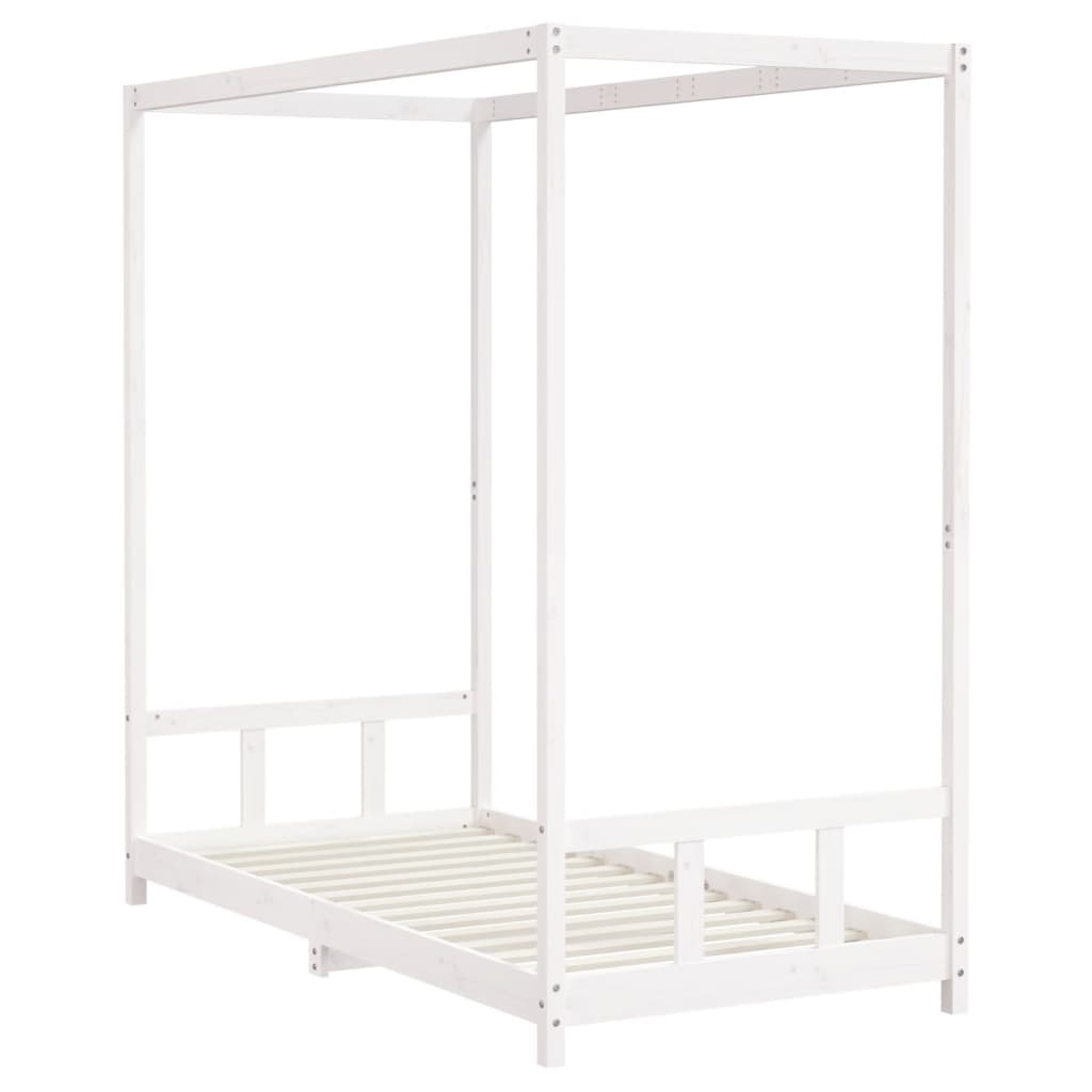 8720845445386_g_en_hd_1 vidaXL Kids Bed Frame White 90x190 cm Solid Wood Pine - Image 3