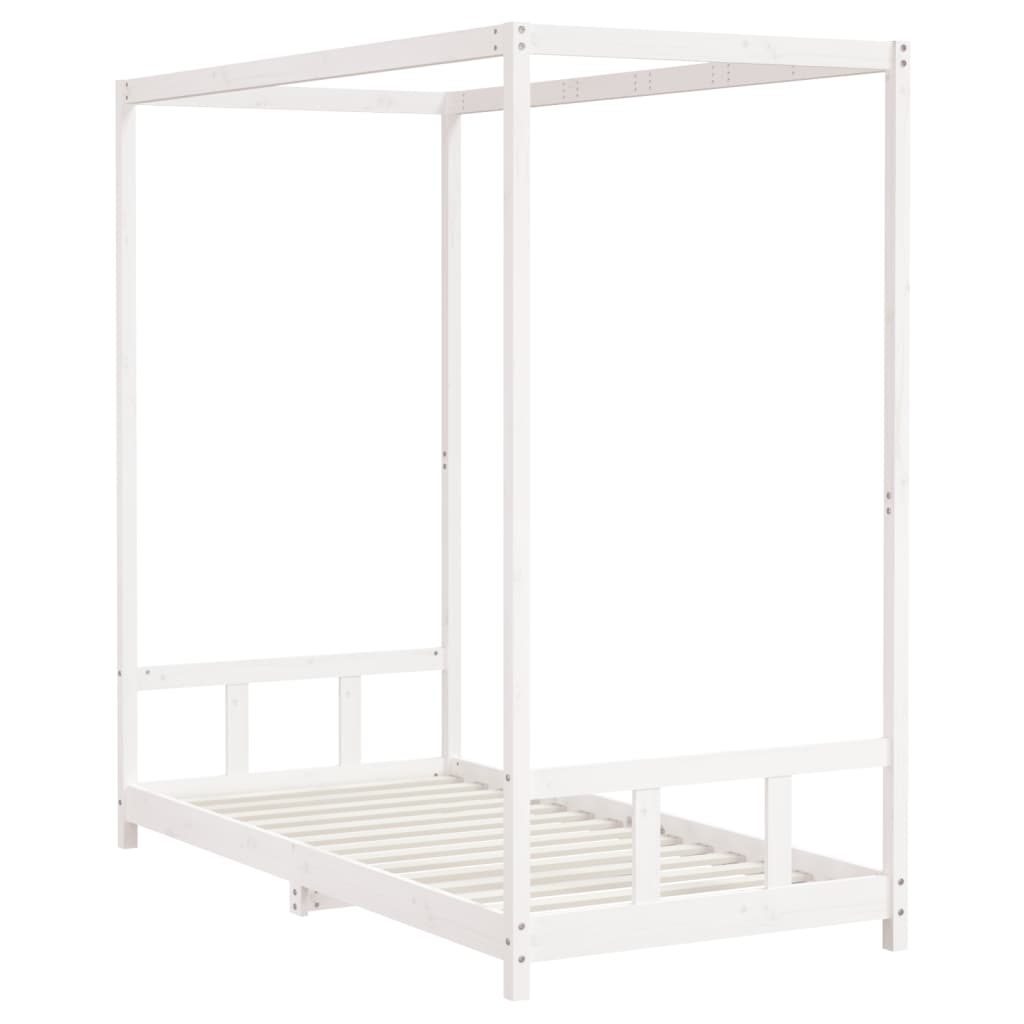 8720845445386_g_en_hd_4 vidaXL Kids Bed Frame White 90x190 cm Solid Wood Pine - Image 6