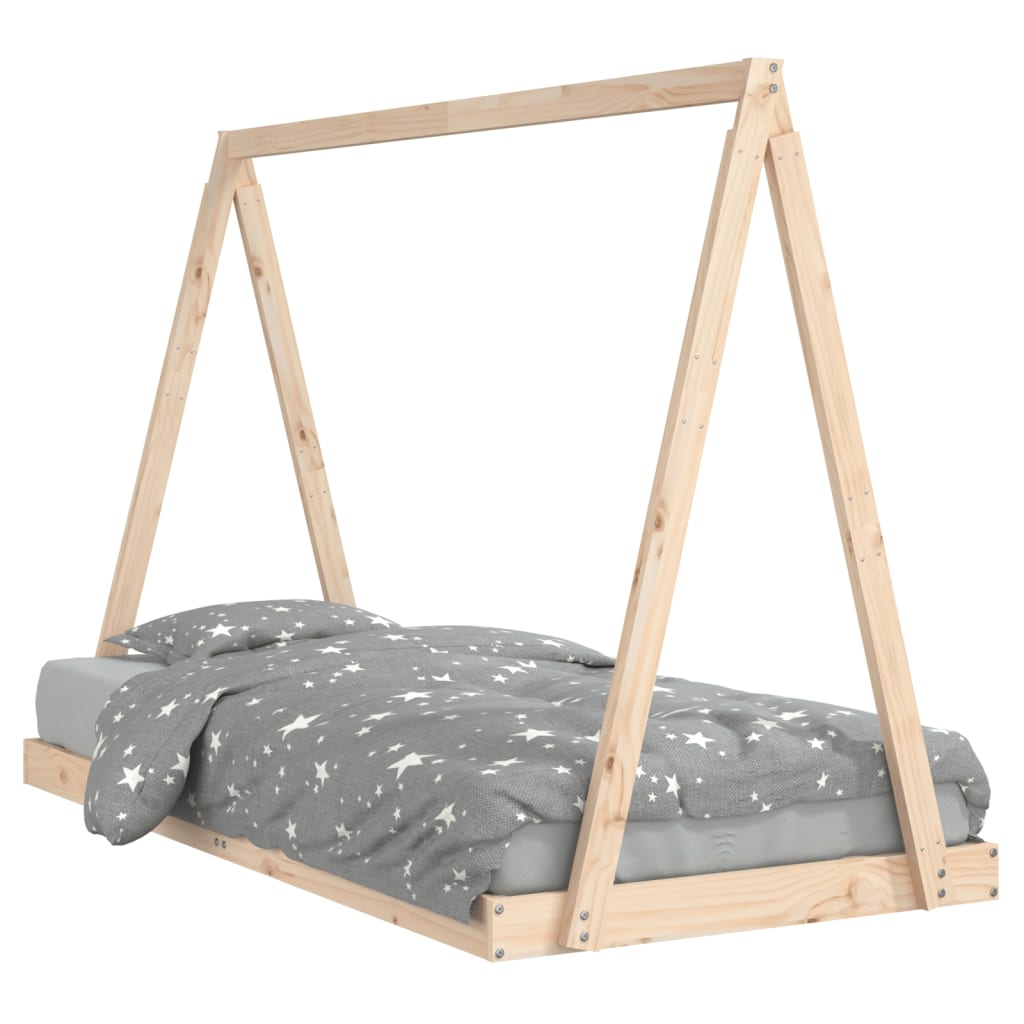 8720845445522_a_en_hd_1 vidaXL Kids Bed Frame 90x190 cm Solid Wood Pine - Image 2