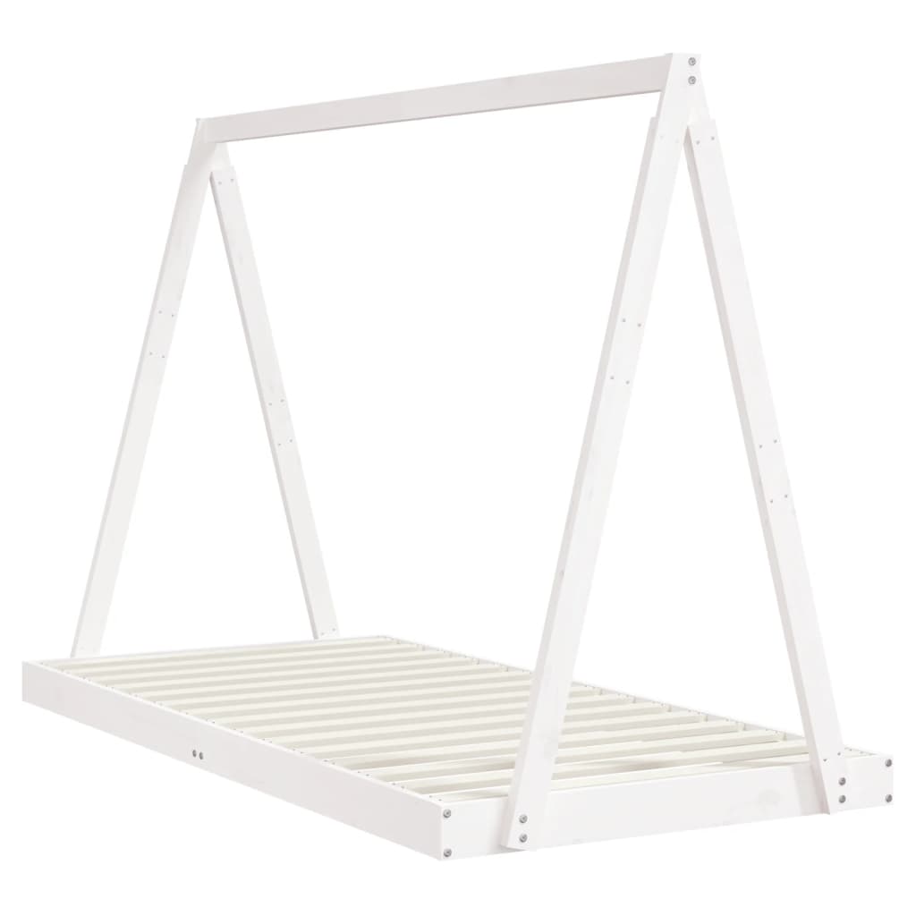 8720845445539_g_en_hd_1 vidaXL Kids Bed Frame White 90x190 cm Solid Wood Pine - Image 3