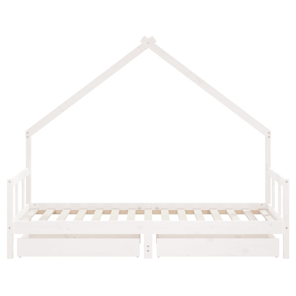 8720845445683_g_en_hd_3 vidaXL Kids Bed Frame with Drawers White 90x190 cm Solid Wood Pine - Image 5