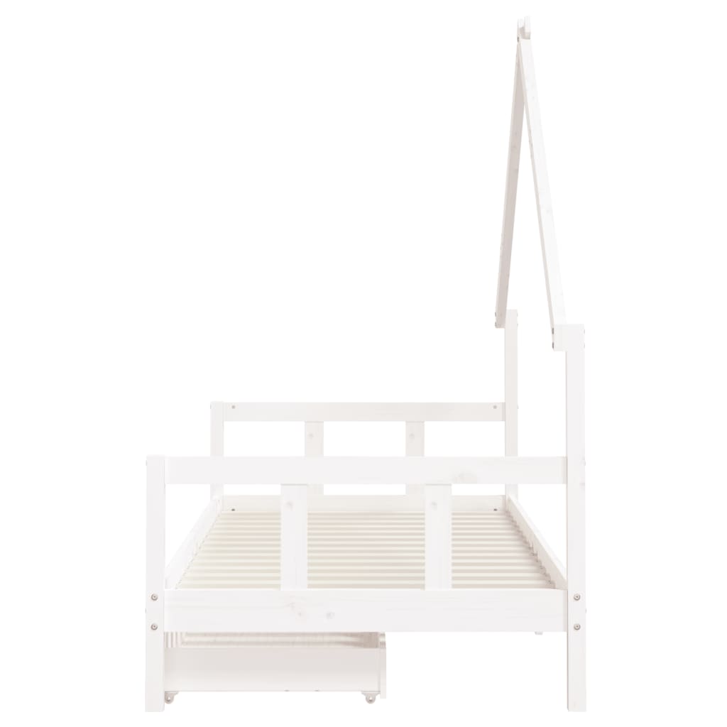 8720845445683_g_en_hd_4 vidaXL Kids Bed Frame with Drawers White 90x190 cm Solid Wood Pine - Image 6