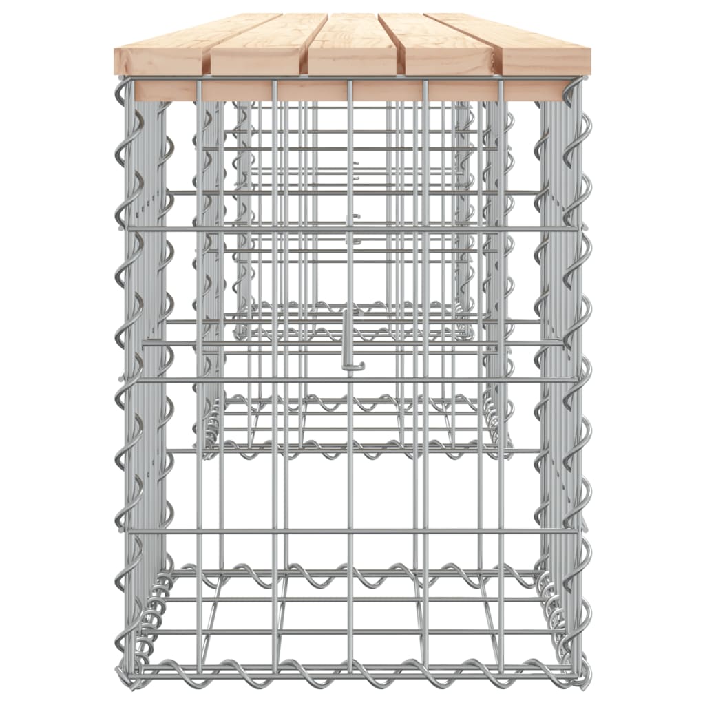 8720845445973_g_en_hd_2 vidaXL Garden Bench Gabion Design 203x31x42 cm Solid Wood Pine - Image 4