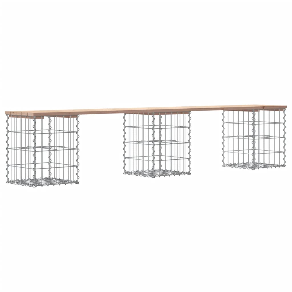 8720845445973_g_en_hd_3 vidaXL Garden Bench Gabion Design 203x31x42 cm Solid Wood Pine - Image 5