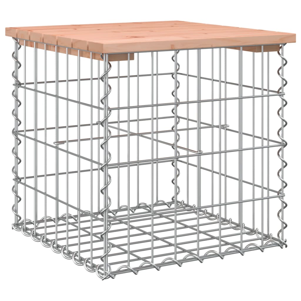 8720845446017_a_en_hd_1 vidaXL Garden Bench Gabion Design 43x44x42 cm Solid Wood Douglas - Image 2