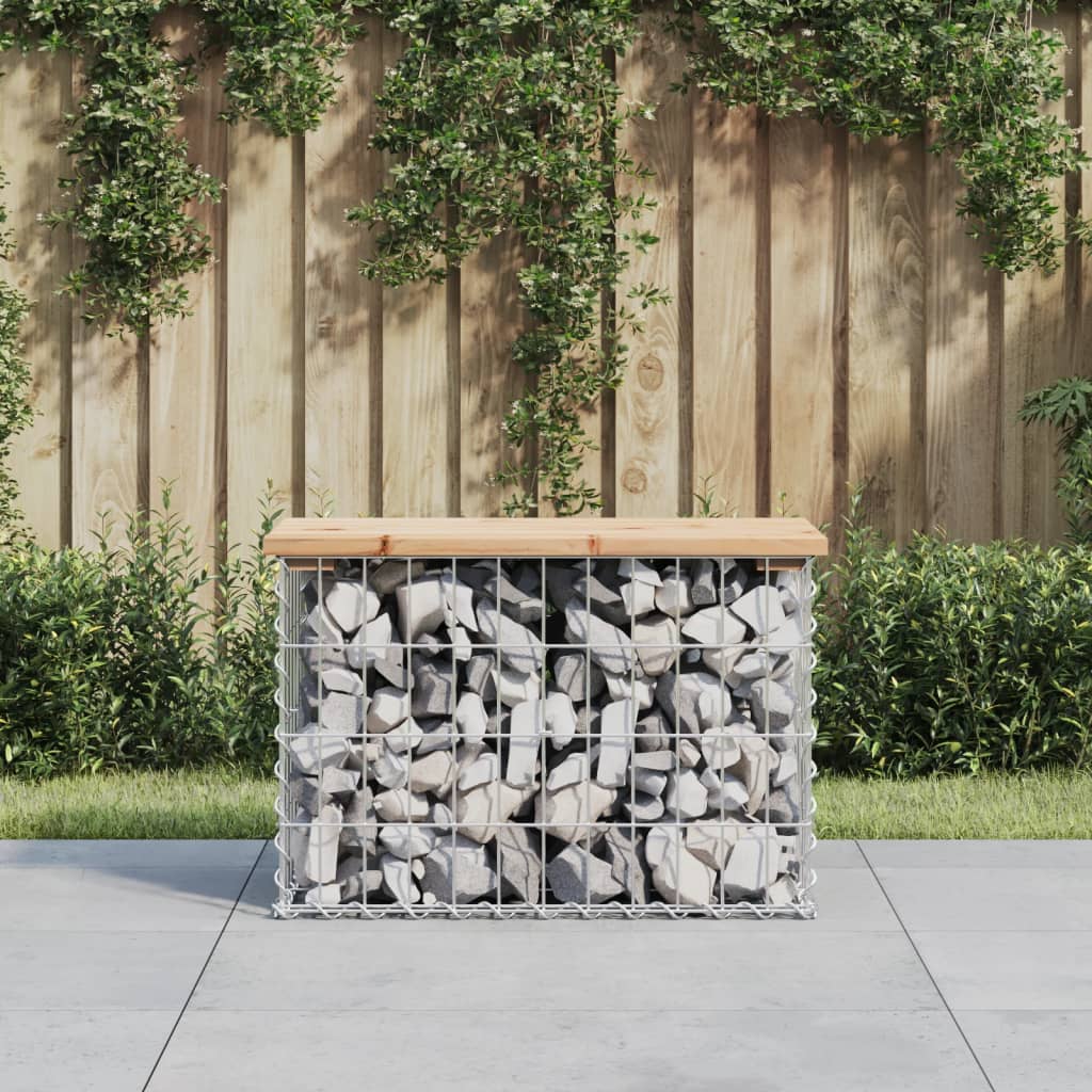 8720845446093_m_en_hd_1 vidaXL Garden Bench Gabion Design 63x31.5x42 cm Solid Wood Pine - Image 1