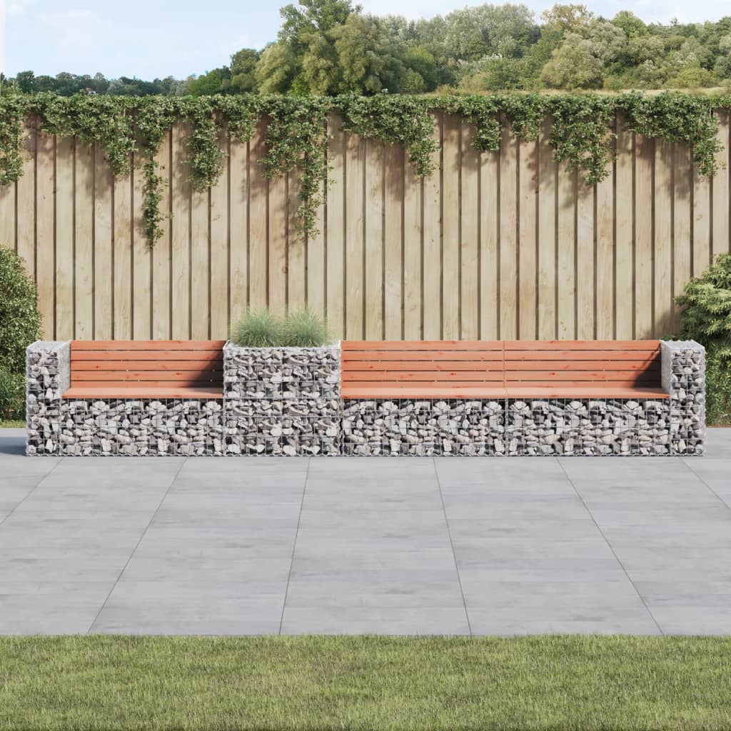 8720845453398_m_en_hd_1 vidaXL Garden Bench with Gabion Basket Solid Wood Douglas - Image 1