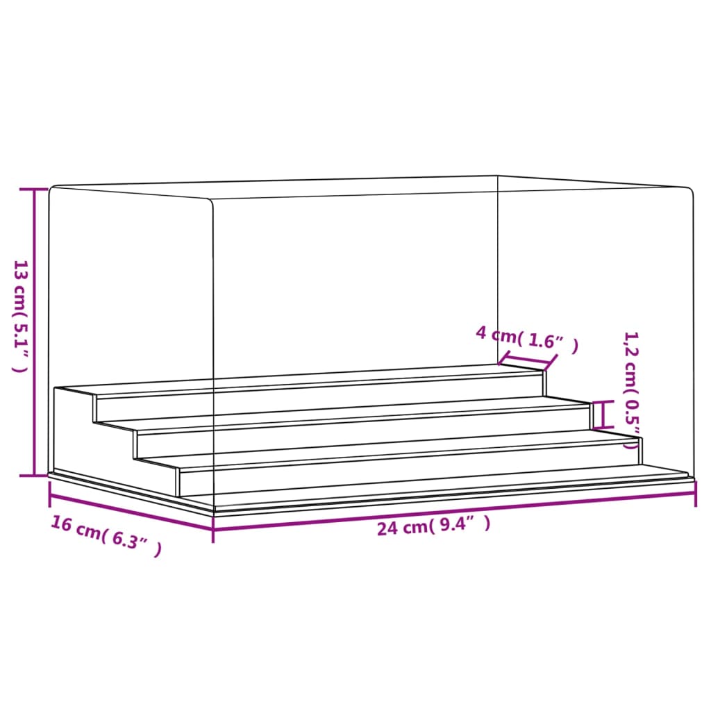 8720845454852_g_en_hd_4 vidaXL Display Box Transparent 24x16x13 cm Acrylic - Image 6