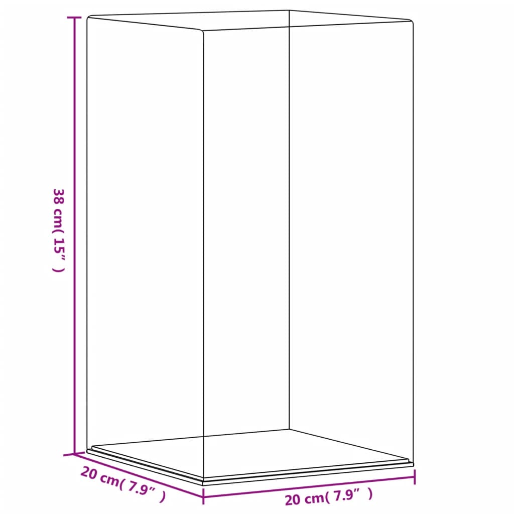 8720845454883_g_en_hd_4 vidaXL Display Box Transparent 20x20x38 cm Acrylic - Image 6