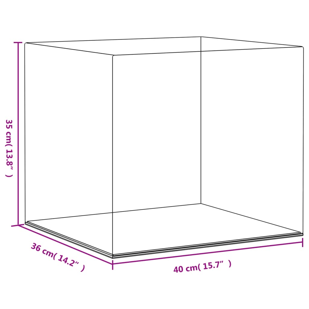 8720845454951_g_en_hd_4 vidaXL Display Box Transparent 40x36x35 cm Acrylic - Image 6
