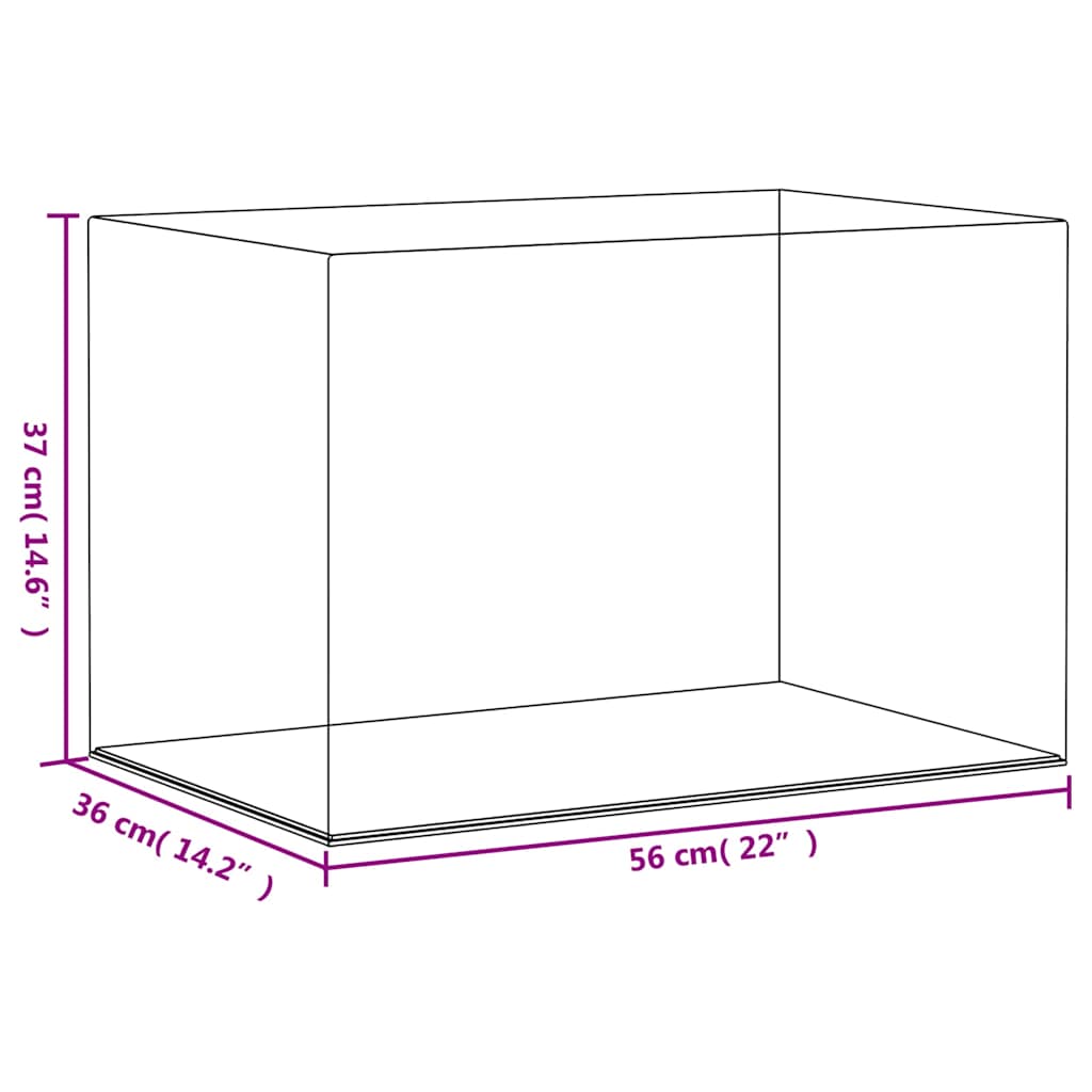 8720845454968_g_en_hd_4 vidaXL Display Box Transparent 56x36x37 cm Acrylic - Image 6